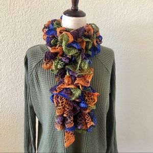 Colorful fall scarf